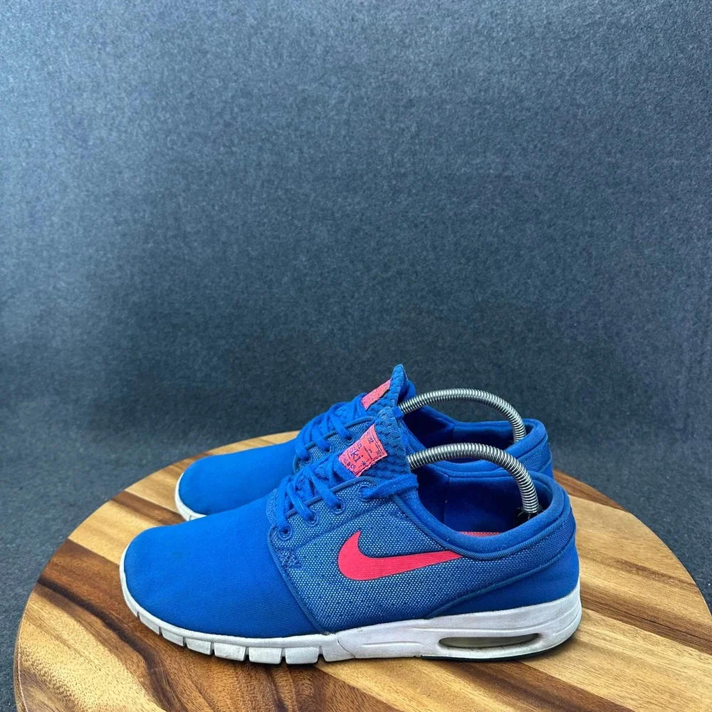 Nike Stefan Janoski Max Game Royal Hyper Punch Men's Sz 9.5 Shoes 631303-461